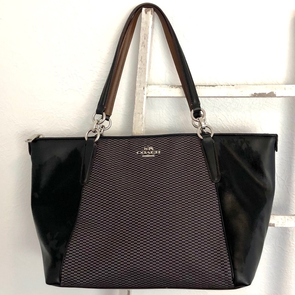 COACH Black Ava Tote